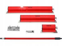 ZESTAW SZPACHLI NOŻY PVC 250/600/800mm DO GŁADZI W WALIZCE 5el. YATO