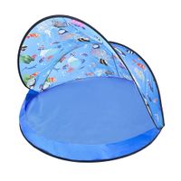 namiot do piaskownicy Shell niebieski