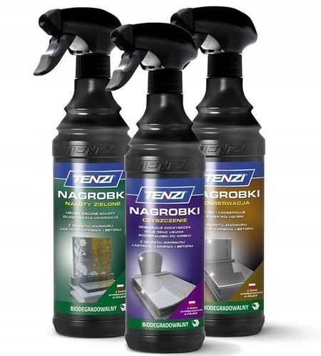 zestaw tenzi do czyszczenia i konserwacji nagrobków 3x600ml na Arena.pl