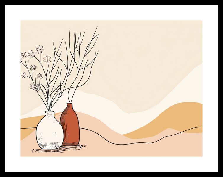 Plakat 40x30cm Stylowe Beże zdjęcie 3