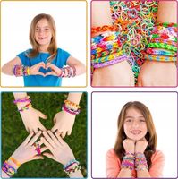 GUMKI DO ROBIENIA BRANSOLETEK DUŻY ZESTAW 6800 ELEMENTÓW XXL DLA DZIECKA HQ