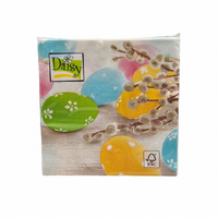 SERWETKI DAISY POL-MAK 33x33 WIELKANOCNE PISANKI