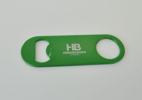 Personalizowane otwieracze reklamowe grawerem 10 szt. kolor zielony na Arena.pl