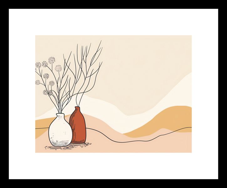 Plakat 20x15cm Stylowe Beże zdjęcie 3