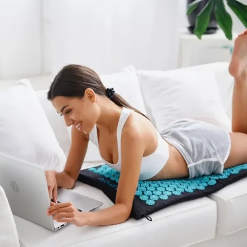 Mata do akupresury AKUMATA Z PODUSZKĄ MASAŻ CIAŁA na Arena.pl