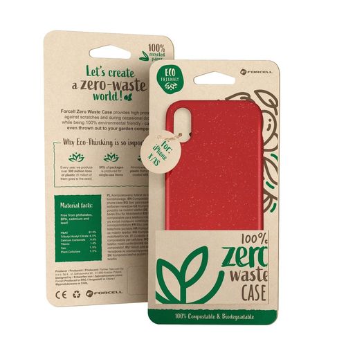 Futerał Forcell BIO Zero Waste Case do XIAOMI Redmi Note 7 czerwony na Arena.pl