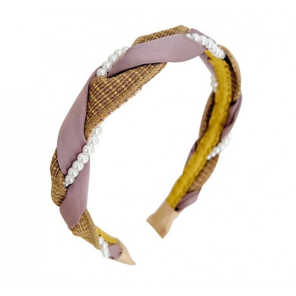 Opaska do włosów pleciona O504 zdjęcie 1