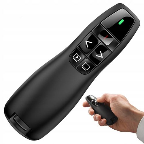 WSKAŹNIK PREZENTER LASEROWY PILOT BEZPRZEWODOWY DO PREZENTACJI LASER USB na Arena.pl