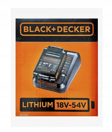 BLACK+DECKER AKUMULATOR 18V 2,0Ah + ŁADOWARKA 12A na Arena.pl