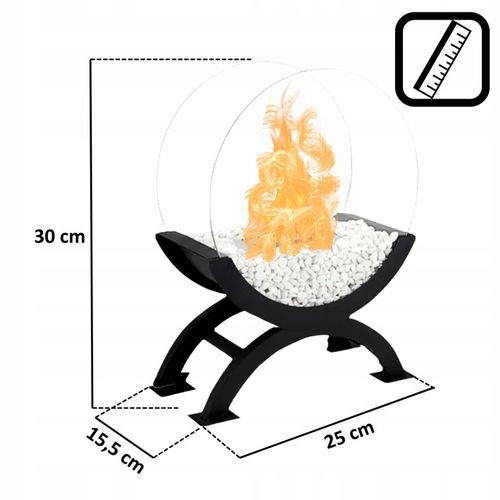 BIOKOMINEK WOLNOSTOJĄCY BEZDYMNY DO DOMU NA TARAS OGRODOWY BIO KOMINEK na Arena.pl