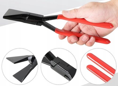 ZESTAW DEKARSKIE SZCZYPCE KLESZCZE GIĘCIA BLACH 275MM PROSTE ODGIĘTE 3 na Arena.pl