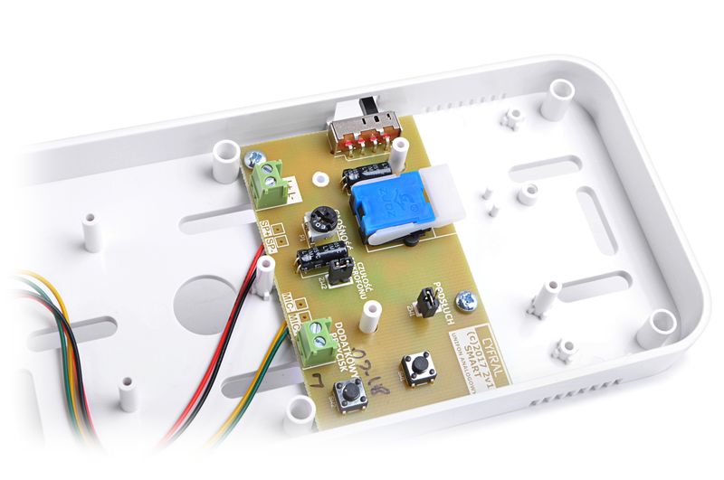 Domofon unifon CYFRAL SMART analogowy szaro biały zdjęcie 5