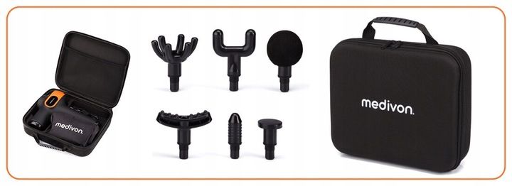 Pistolet masujący Medivon Gun Vital masażer ręczny do masażu ciała zdjęcie 4