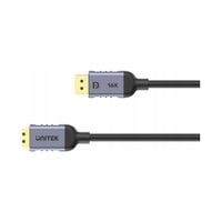 Kabel przewód DP Unitek C1626GY01 DisplayPort 2.1 16K 60Hz Czarno-szary 3m