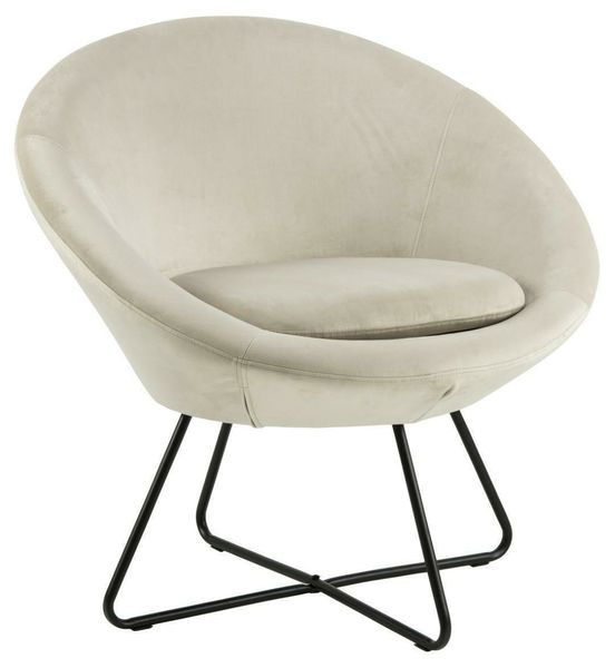 Fotel Center VIC beżowy skandynawski zdjęcie 1