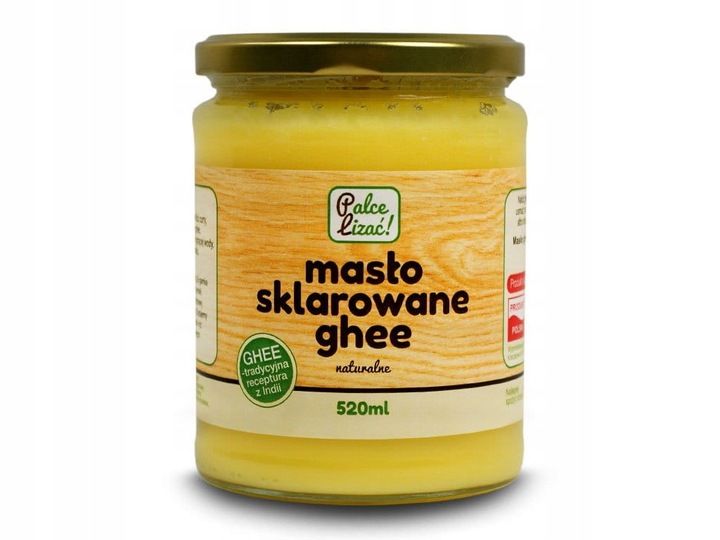 Masło klarowane Ghee 520ml - Palce Lizać zdjęcie 1