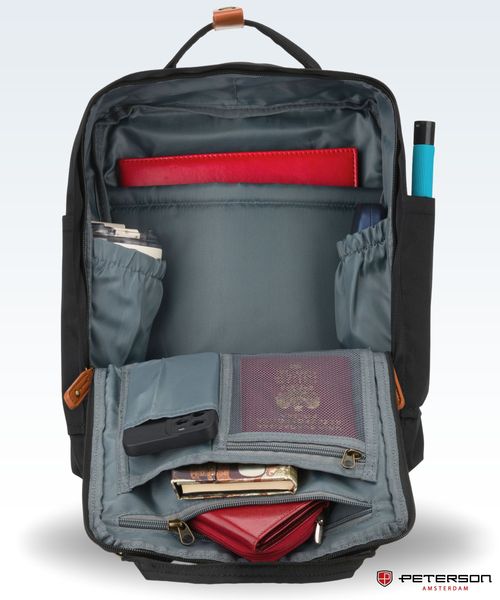 plecak ptn gamma-5325 black-brown zdjęcie 5