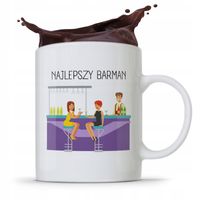 Kubek Prezent Dla Barmana Barmanki Najlepszy Z Nadrukiem Ze Zdjęciem