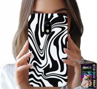 ETUI DO SAMSUNG GALAXY J5 2017 - CZARNO BIAŁA ABSTRAKCJA + SZKŁO HART