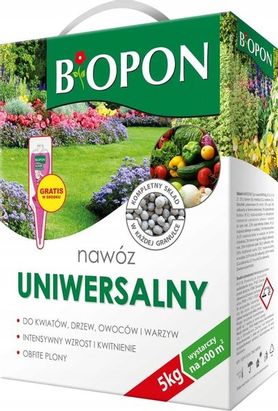 Biopon nawóz uniwersalny granulat 5kg zdjęcie 1