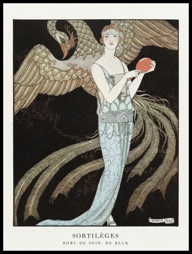 Plakat 60x80cm Sortilèges, Barbier Vintage do Salonu na Arena.pl