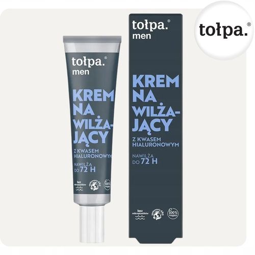 Krem Nawilżający dla Mężczyzn z Kwasem Hialuronowym Łagodzący 40 ml Tołpa na Arena.pl