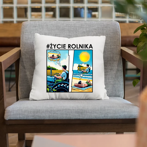 Życie rolnika - poduszka na prezent na Arena.pl