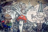FOTOTAPETA GRAFFITI MUR MURAL 260x180