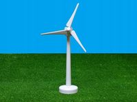 WIATRAK Elektrownia wiatrowa 187 z bateriami realistyczny model farmy