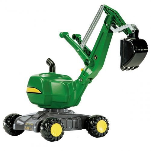Rolly Toys RollyDigger John Deere Koparka samobieżna Jeździk - Zielony na Arena.pl