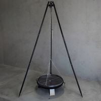Grill ogrodowy trójnóg 195 ruszt 60cm ogniskowy
