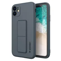 Wozinsky Kickstand Case silikonowe etui z podstawką iPhone 12 Pro granatowe