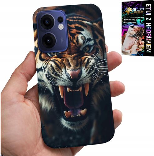 ETUI DO OPPO FIND X5 LITE - TYGRYS LEW SAFARI ZWIERZĘCE WZORY PLECKI na Arena.pl
