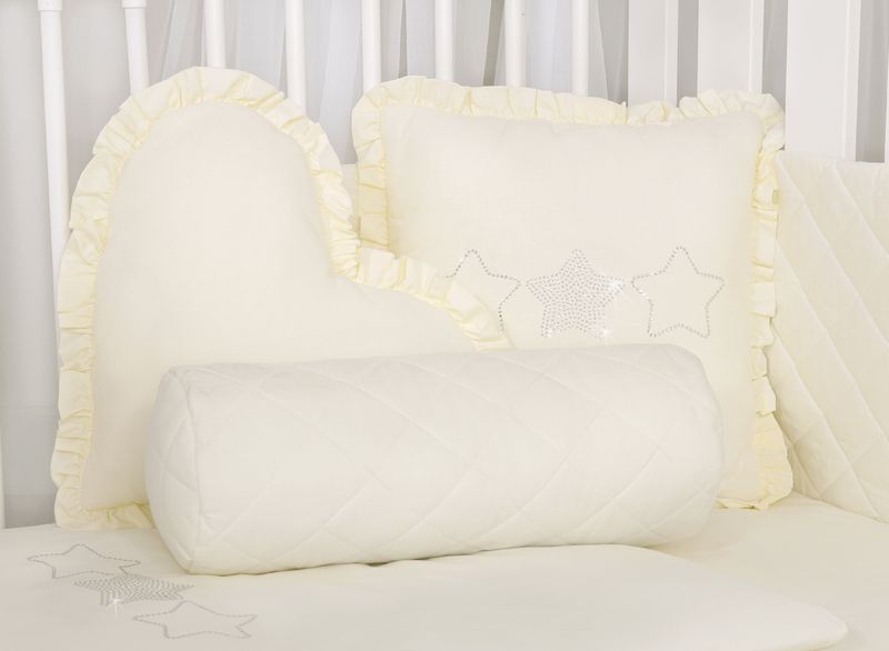 Dekoracyjna poduszka serce - kemowy zdjęcie 2