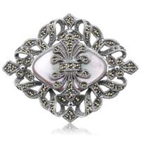 Srebrna broszka Staviori