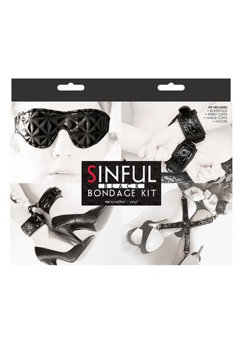 zestaw-sinful bondage kit black na Arena.pl