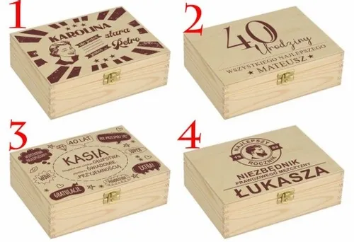 NIEZBĘDNIK PUDEŁKO PREZENT NA 18 20 30 40 50 60 URODZINY na Arena.pl