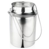 Kanka Stalowa Bańka Konwia Metalowa Pojemnik na Mleko do Mleka Retro 7,5L