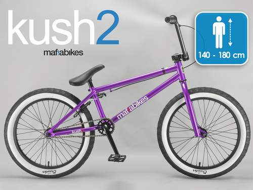 Rower BMX MAFIABIKES Kush2 20" Purple na Arena.pl