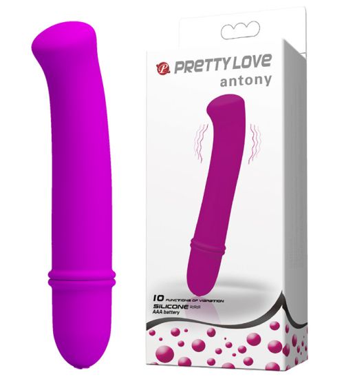 Silikonowy wibratorek Antony- 10 wibracji zdjęcie 1