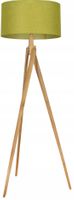 LAMPA PODŁOGOWA TRÓJNÓG, DREWNO, różne RODZAJE