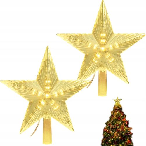 2SZT CZUBEK CHOINKOWY NA BOŻE NARODZENIE CZUBEK NA CHOINKĘ Z 31 DIODAMI LED na Arena.pl