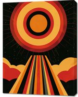 Obraz 70x90cm Promienie Witalności