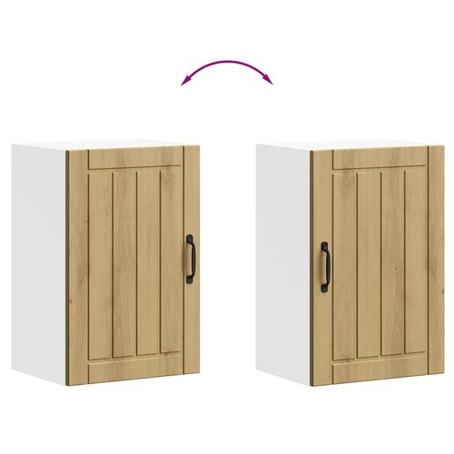 Szafka ścienna kuchenna Lucca Dąb rzemieślniczy Drewno klejone na Arena.pl