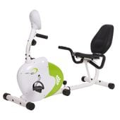 Rower stacjonarny treningowy poziomy R9259 HMS biało-zielony