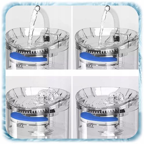 POIDEŁKO FONTANNA DLA KOTA PSA Poidło Automatyczne Miska 1,8L + Filtr na Arena.pl