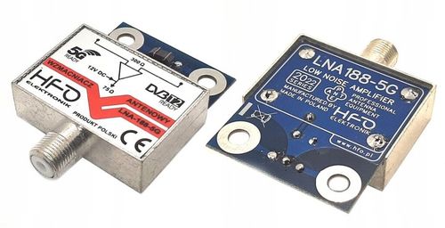 Bardzo Mocny Wzmacniacz Hermetyczny Na Wtyk F 32 dB Do Anteny na Arena.pl