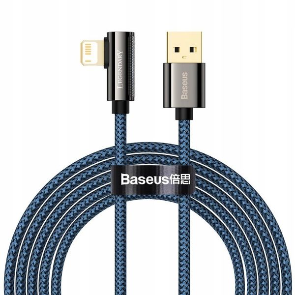 BASEUS Kątowy Kabel USB Lightning Apple Iphone 2m zdjęcie 1