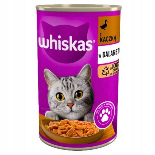 Whiskas Mix Smaków Mokra Karma Dla Kota Adult 24x400g Puszki 9,6kg na Arena.pl