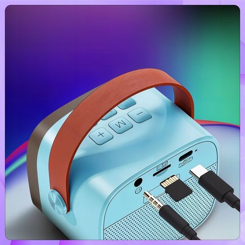 ZESTAW KARAOKE DLA DZIECI GŁOŚNIK BLUETOOTH USB LED MIKROFON 2SZT PREZENT na Arena.pl